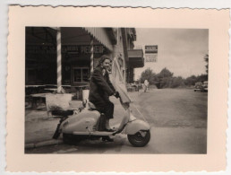 Woman On A Scooter - Photo - Cars
