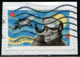 VEREINIGTE STAATEN ETATS UNIS USA 2022 MARINE BIOLOGIST EUGENIE CLARK F USED ON PAPER SN 5693 YT 5527 - Used Stamps