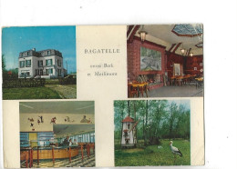 Rang-du-Fliers (62) : 4 Vues De L'Hôtel Restaurant De "La Paillotte" En 1964 (animé) GF. - Autres & Non Classés