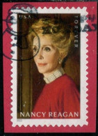 VEREINIGTE STAATEN ETATS UNIS USA 2022 NANCY REAGAN  F USED ON PAPER SN 5702  YT 5545 - Used Stamps