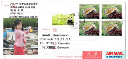 L78932 - China / Taiwan - 2011 - 6@$5 Meeresschnecke MiF A LpEilBf KAOHSIUNG -> Deutschland - Storia Postale