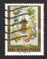 Italia 2001; Santa Rosa, Anniversario Morte, Usato. - 2001-10: Used