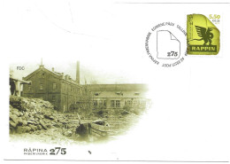 Estonia Eesti Estland 2009 275 Years Of Räpina Paper Mill (Rappin)  Mi 639 FDC - Estonie