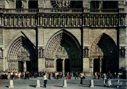 PARIS -  Façade De Notre-Dame - Notre Dame De Paris