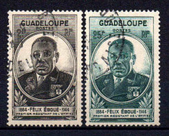 Guadeloupe  - 1945 - Félix Eboué  - N° 176/177  - Oblit - Used - Oblitérés