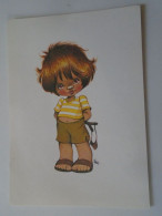 D203189   CPM  Illustrator Zsuzsa Füzesi  1984 - Little Boy - Autres & Non Classés