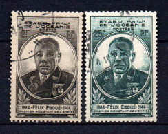 Océanie - 1945 -  Félix Eboué- N° 180-181 - Oblit - Used - Oblitérés