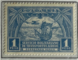 Kolumbien 1929: Start Of Flight Service With Neighboring Countries Mi:CO-SCADTA 56 - Colombie