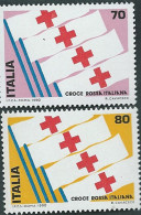 Italia 1980 ; Croce Rossa Italiana, Serie Completa. - 1971-80: Mint/hinged