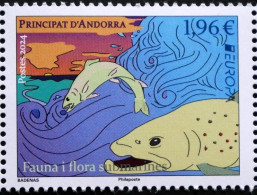 ANDORRE FR 2024 N°907 NEUF** - 1.96 € - EUROPA - FAUNE SOUS-MARINE - Unused Stamps