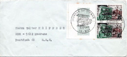78937 - Frankreich - 1969 - 2@0,30F Tag Der Briefmarke (Bogenrand Le Stockig) A Bf SoStpl NICE - ... -> DDR - Stamp's Day