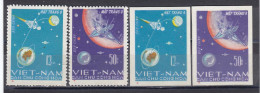Vietnam Nord 1966 - Space: Luna 9, Mi-Nr. 448/49, Perf.+imperf., MNH** - Vietnam