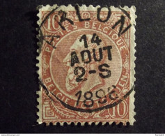 Belgie Belgique - 1893 - COB/OBP  57 -  1 Value  - Arlon - 1896 - 1893-1900 Schmaler Bart