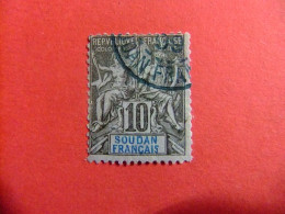 55 SUDAN - SOUDAN FRANCAISE 1894 / PAZ Y COMERCIO / YVERT 7 FU Defect. - Unused Stamps