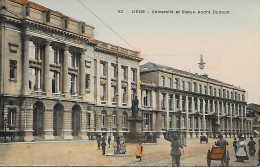 Liège Université Et Statue André Dumont - Liege