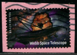 VEREINIGTE STAATEN ETATS UNIS USA 2022 WEBB SPACE TELESCOPE  F USED ON PAPER SN 5720 - Used Stamps