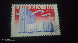 LİBERİA-1986         10    CENT              USED - Liberia