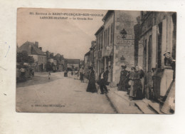 03. CPA - LAROCHE-BRANSSAT - La Grande Rue - Commerces - Café De La Poste - 1917 - - Autres & Non Classés