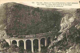 66 - Pyrénées Orientales - Route De Villefranche à Font Romeu - Ligne électrique De La Cerdagne - Viaduc De La Cabanasse - Autres & Non Classés