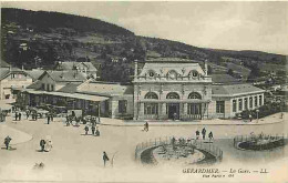 88 - Gérardmer - La Gare - Animée - CPA - Voir Scans Recto-Verso - Gerardmer