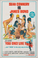 Cinema - James Bond - You Only Live Twice - Sean Connery - Illustration Vintage - Affiche De Film - CPM - Carte Neuve -  - Posters Op Kaarten