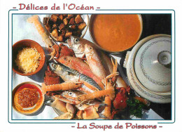 Recettes De Cuisine - Soupe De Poissons - Gastronomie - CPM - Carte Neuve - Voir Scans Recto-Verso - Recetas De Cocina