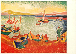 Art - Peinture - André Derain - Bateaux Dans Le Port - 1905 - CPM - Voir Scans Recto-Verso - Paintings