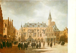 Art - Peinture - Gerrit Berckheyde - De Grote Markt Met Het Raadhuis Te Haarlem, 1671 - CPM - Carte Neuve - Voir Scans R - Paintings