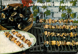 Recettes De Cuisine - Brochettes De Moules - Carte Neuve - Gastronomie - CPM - Voir Scans Recto-Verso - Recettes (cuisine)