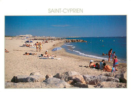66 - Saint Cyprien - La Plage - Scènes De Plage - CPM - Voir Scans Recto-Verso - Saint Cyprien