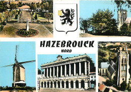 59 - Hazebrouck - Multivues - Moulin à Vent - Blasons - CPM - Voir Scans Recto-Verso - Hazebrouck
