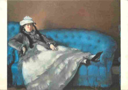 Art - Peinture - Edouard Manet - Portrait De Madame Manet Sur Un Canapé Bleu - Musée Du Louvre - CPM - Voir Scans Recto- - Peintures & Tableaux