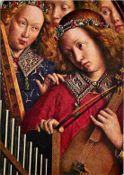 Art - Peinture Religieuse - Van Eyck - Les Anges Musiciens - CPM - Voir Scans Recto-Verso - Paintings, Stained Glasses & Statues