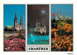 28 - Chartres - Multivues - Fleurs - CPM - Voir Scans Recto-Verso - Chartres