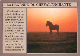 Animaux - Chevaux - La Légende Du Cheval Enchanté - Coucher De Soleil - Voir Scans Recto Verso  - Caballos