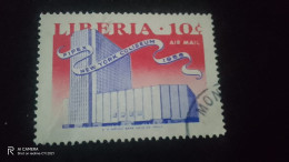 LİBERİA-1986         10    CENT              USED - Liberia