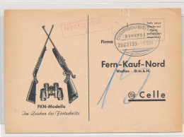 Bestellkarte 1954 Wie AK Firma FKN Fern-Kauf-Nord Jagdzubehör Celle - Celle