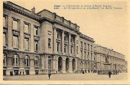 Liège L'Université Et  Statue  D'André Dumont - Liege