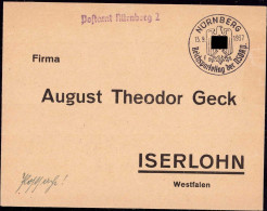 604285 | Postsache Mit Sonderstempel Des Postamt Nürnberg 2 Auf Dem Reichsparteitag 1937 | Nürnberg (W 8500) - Briefe