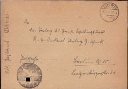 604284 | Postsache Mit Dienstsiegel Des Postamts | Ochtrup (W 4434) - Buste