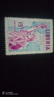 LİBERİA-1986         15   CENT              USED - Liberia