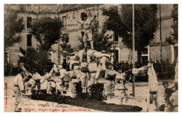 Epinal (Intérieur Casernes Contades) - Fête Du Groupe 1909 - Pyramide Numéro 2 - Epinal