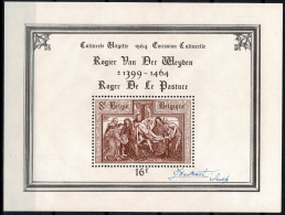 Belgique 1964 COB Bloc 37 MNH** Avec Signature De Jean De Bast TTB - 1961-2001