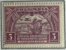 Kolumbien 1929: Start Of Flight Service With Neighboring Countries Mi:CO-SCADTA 58 - Colombie