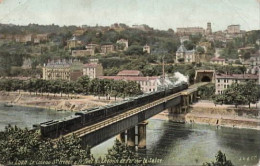. 69 . LYON . Le Côteau St-Frénée & Le Pont Du Chemin De Fer Sur La Saône . Train . - Autres & Non Classés