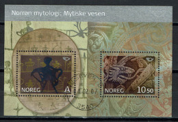 Norway 2006 - Yv. Bloc 31 -  Mi. Block 30 - Gest./obl./used - NORDEN, Nordische Mythen - Mythologie - Blokken & Velletjes