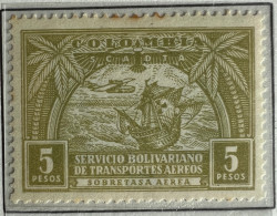 Kolumbien 1929: Start Of Flight Service With Neighboring Countries Mi:CO-SCADTA 59 - Colombia