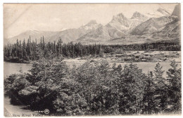 BOW RIVER VALLEY And Three Sisters, Near Canmore - Canadian Pacific Railway - Autres & Non Classés