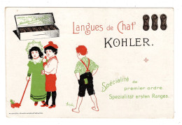 Chromo Chocolat Kohler, Lausanne, Suisse, Format Carte Postale - Andere & Zonder Classificatie