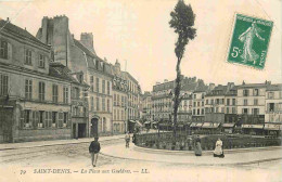93 - Saint Denis - Place Aux Gueldres - Animée - CPA - Etat Pli Visible - Voir Scans Recto-Verso - Saint Denis